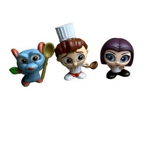 Disney Doorables Series 10 l Ratatouille Remy, Colette, and Linguini Set of 3
